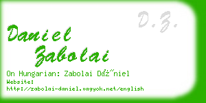 daniel zabolai business card